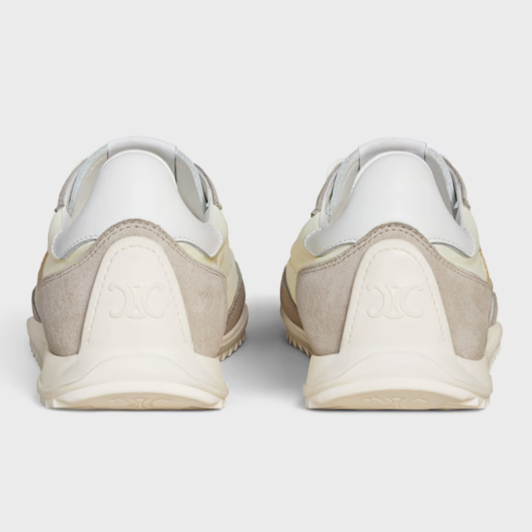CELINE Racer Low-Top Sneakers Vanilie